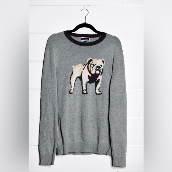 Club Room English Bulldog Sweater - Picture 1 of 5